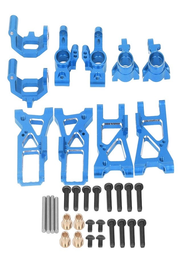 EVTSCAN RC Car Upgrade Kit - Portable RC Car Aluminum Alloy Upgrade Parts Kit for Traxxas 4 Tec C8 1/10 Flat Sports Car(Blue) - Image 1